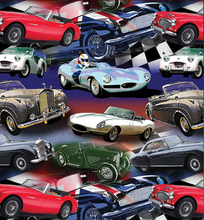 British Cars Wrapping Paper Sheet