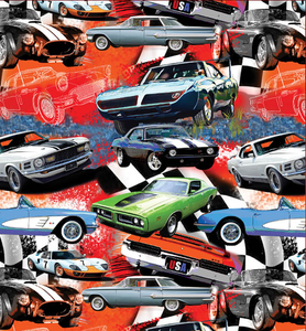 American Muscle Cars Wrapping Paper Sheets