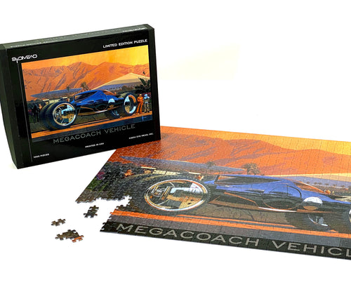 Syd Mead limited edition puzzle: Megacoach