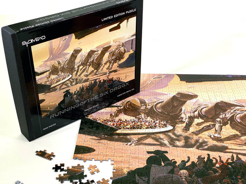 Syd Mead limited edition puzzle: Running of the Six DRGGX