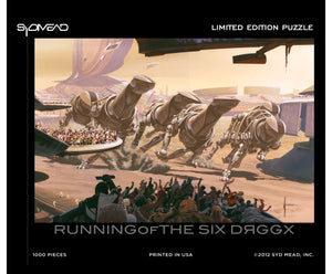 Syd Mead limited edition puzzle: Running of the Six DRGGX